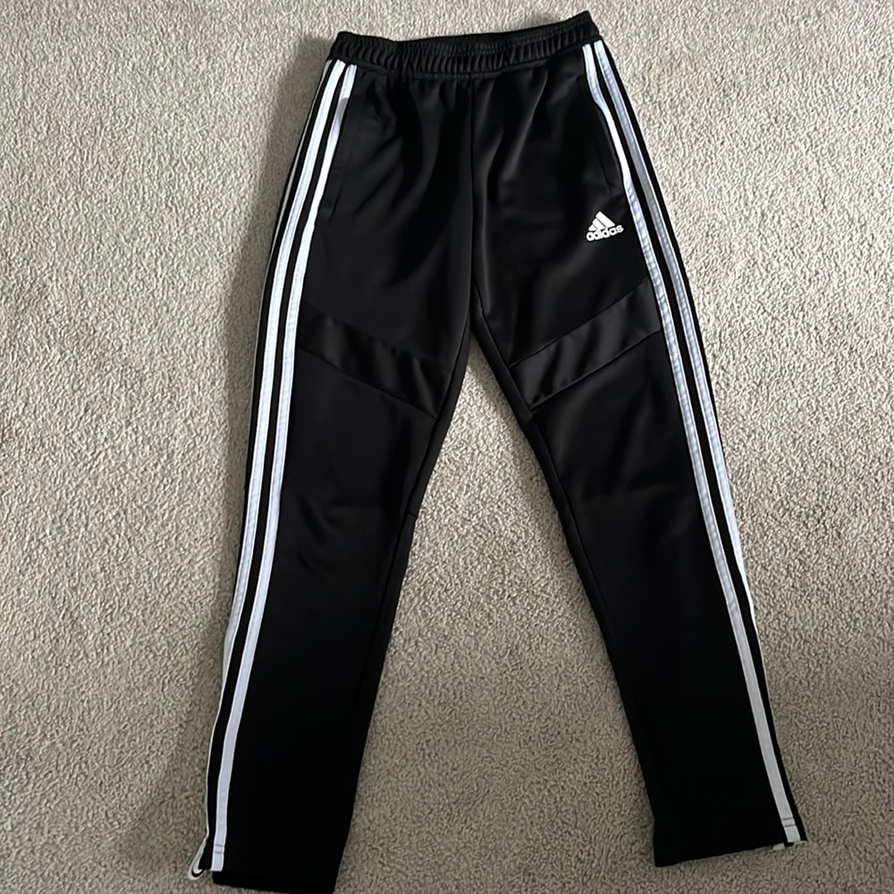 black adidas sweatpants